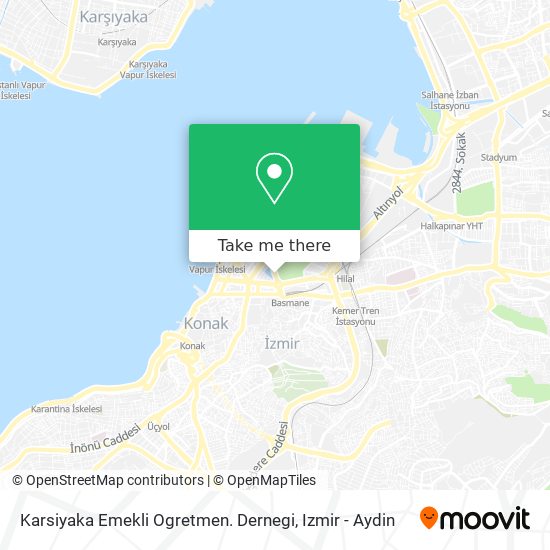 Karsiyaka Emekli Ogretmen. Dernegi map
