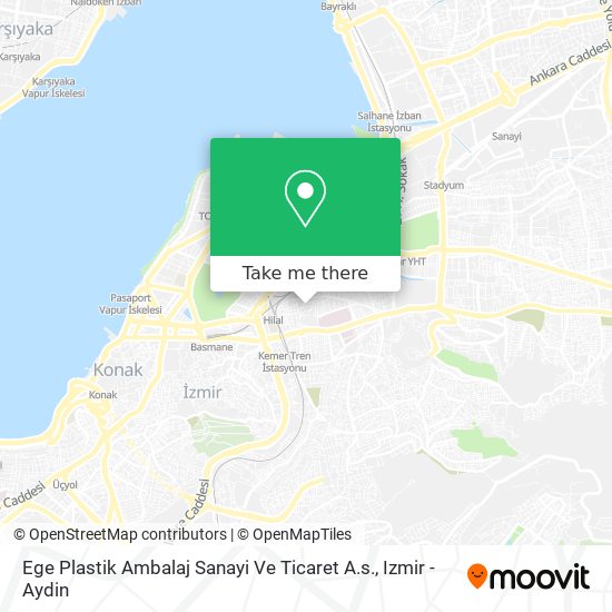 Ege Plastik Ambalaj Sanayi Ve Ticaret A.s. map