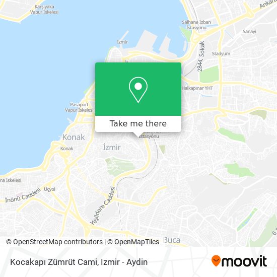 Kocakapı Zümrüt Cami map