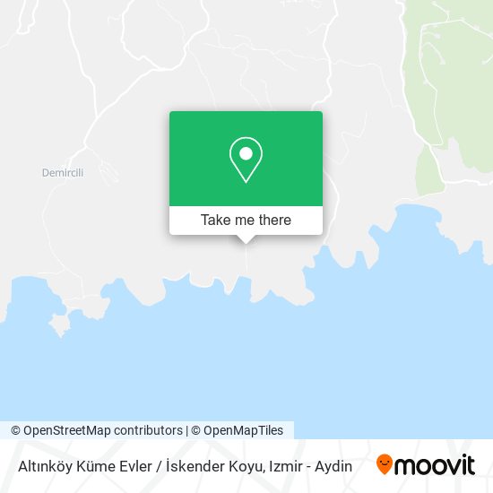 Altınköy Küme Evler / İskender Koyu map