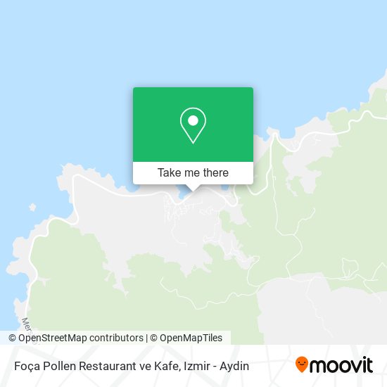 Foça Pollen Restaurant ve Kafe map