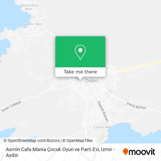 Asmin Cafe Mania Çocuk Oyun ve Parti Evi map