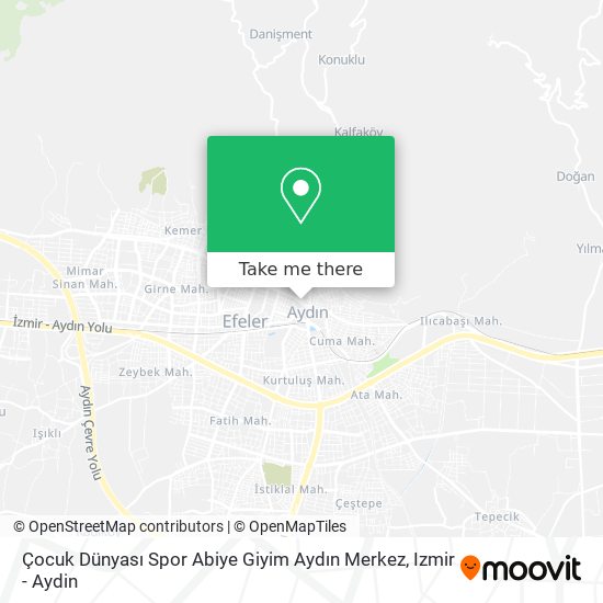 Çocuk Dünyası Spor Abiye Giyim Aydın Merkez map