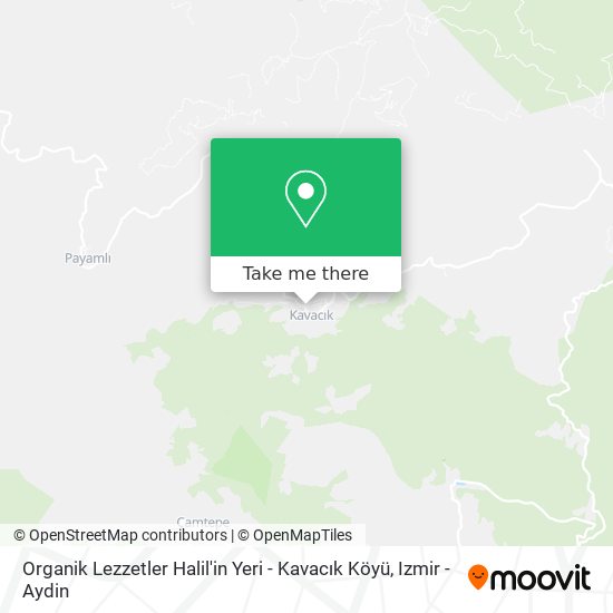 Organik Lezzetler Halil'in Yeri - Kavacık Köyü map