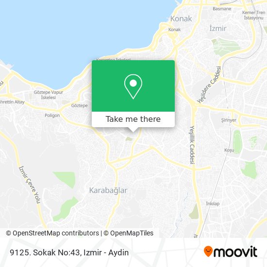 9125. Sokak No:43 map