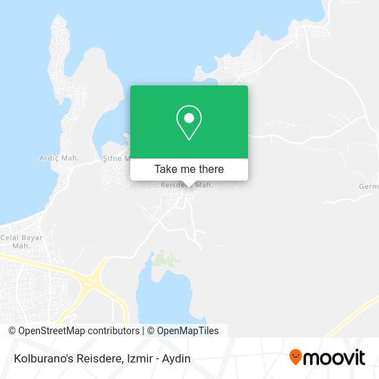 Kolburano's Reisdere map