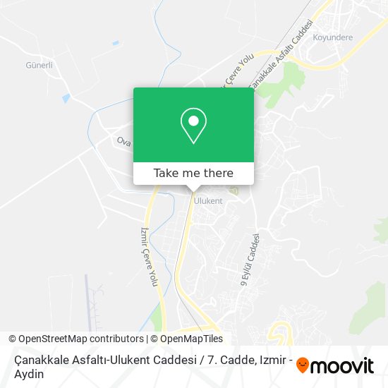 Çanakkale Asfaltı-Ulukent Caddesi / 7. Cadde map