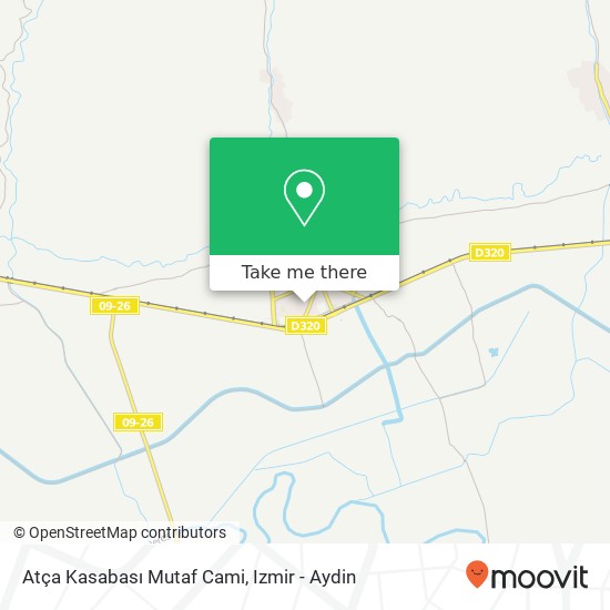 Atça Kasabası Mutaf Cami map