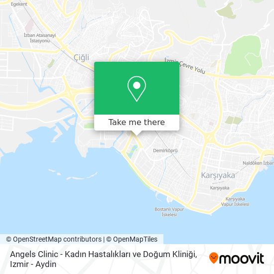 Angels Clinic - Kadın Hastalıkları ve Doğum Kliniği map