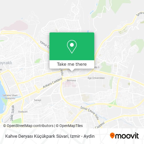 Kahve Deryası Küçükpark Süvari map