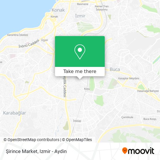 Şirince Market map