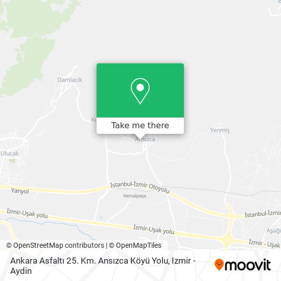 Ankara Asfaltı 25. Km. Ansızca Köyü Yolu map