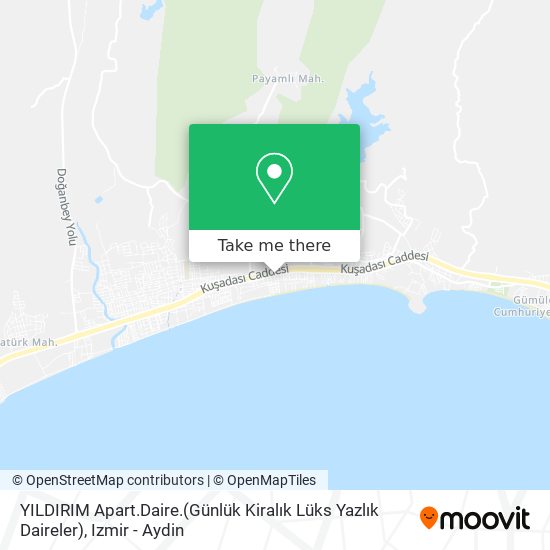 YILDIRIM Apart.Daire.(Günlük Kiralık Lüks Yazlık Daireler) map