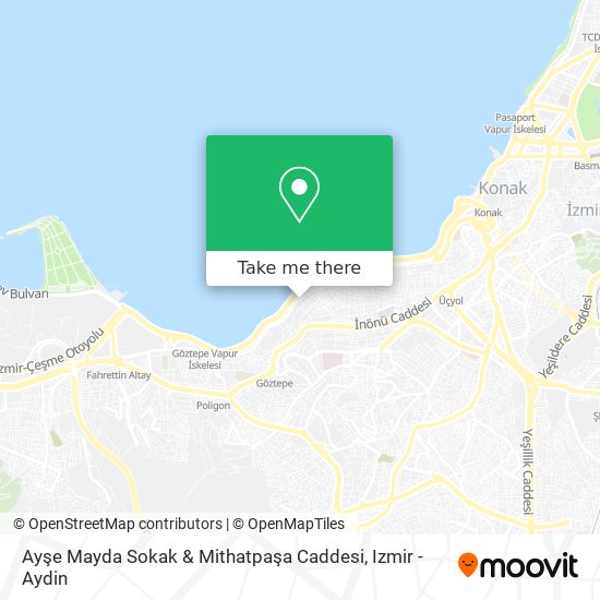 Ayşe Mayda Sokak & Mithatpaşa Caddesi map