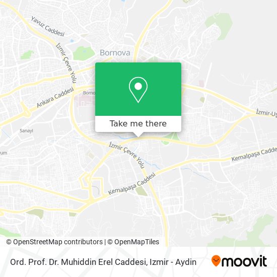 Ord. Prof. Dr. Muhiddin Erel Caddesi map