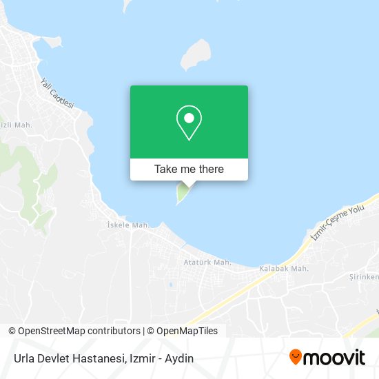 Urla Devlet Hastanesi map
