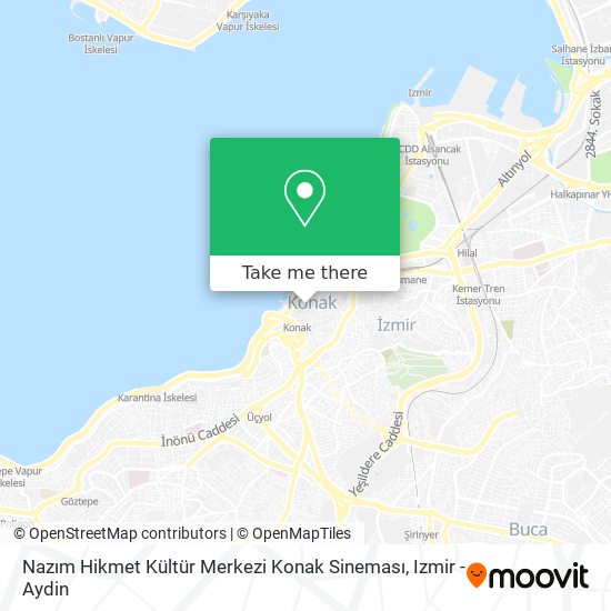 Nazım Hikmet Kültür Merkezi Konak Sineması map