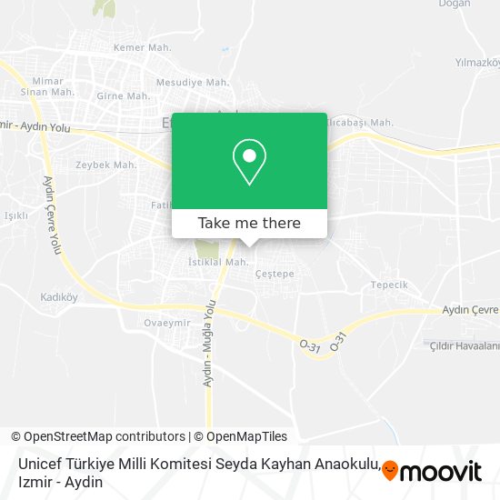 Unicef Türkiye Milli Komitesi Seyda Kayhan Anaokulu map