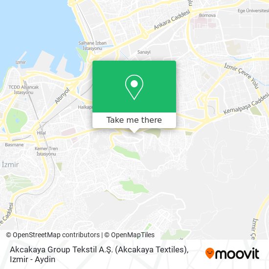 Akcakaya Group Tekstil A.Ş. (Akcakaya Textiles) map