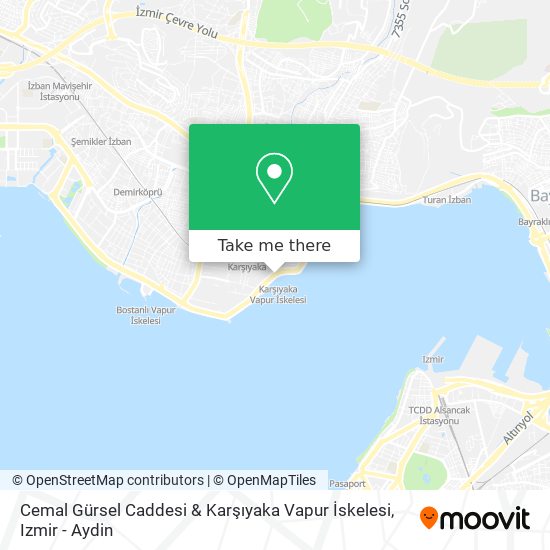 Cemal Gürsel Caddesi & Karşıyaka Vapur İskelesi map