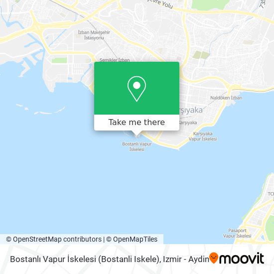 Bostanlı Vapur İskelesi (Bostanli Iskele) map