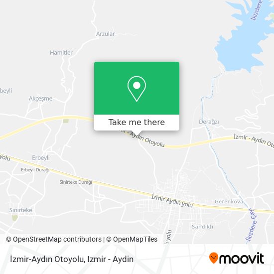 İzmir-Aydın Otoyolu map