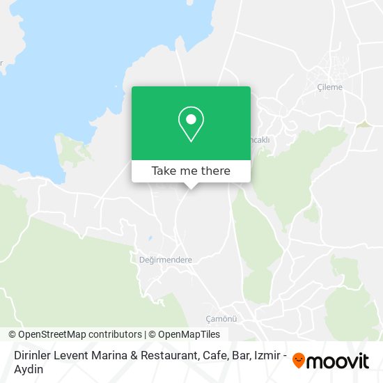 Dirinler Levent Marina & Restaurant, Cafe, Bar map