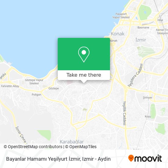 Bayanlar Hamamı Yeşilyurt İzmir map