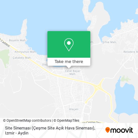 Site Sineması (Çeşme Site Açık Hava Sineması) map