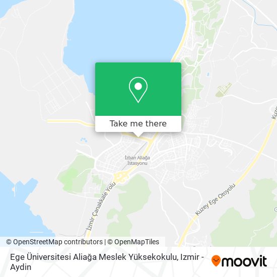 Ege Üniversitesi Aliağa Meslek Yüksekokulu map