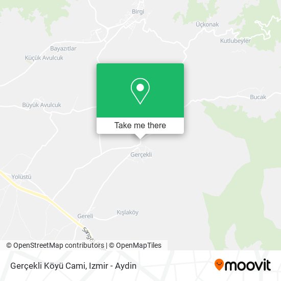 Gerçekli Köyü Cami map