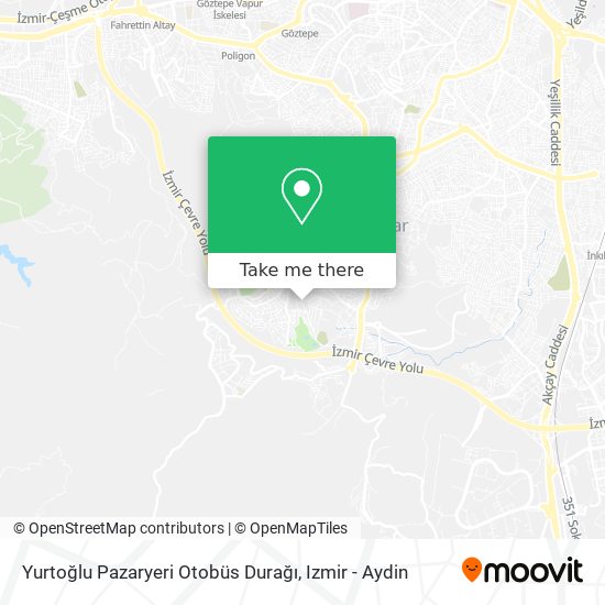 Yurtoğlu Pazaryeri Otobüs Durağı map