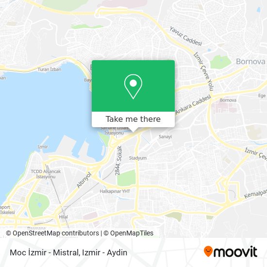 Moc İzmir - Mistral map