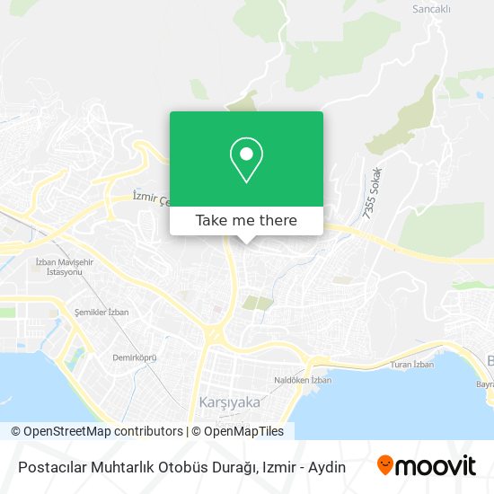 Postacılar Muhtarlık Otobüs Durağı map