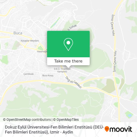 Dokuz Eylül Üniversitesi-Fen Bilimleri Enstitüsü (DEÜ-Fen Bilimleri Enstitüsü) map