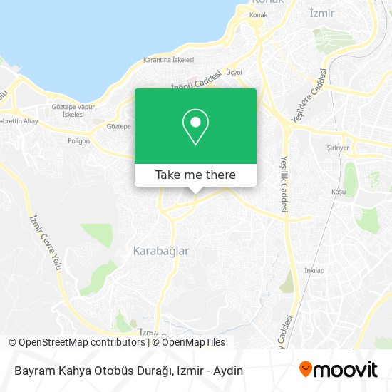 Bayram Kahya Otobüs Durağı map