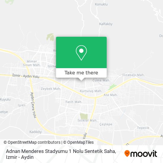 Adnan Menderes Stadyumu 1 Nolu Sentetik Saha map