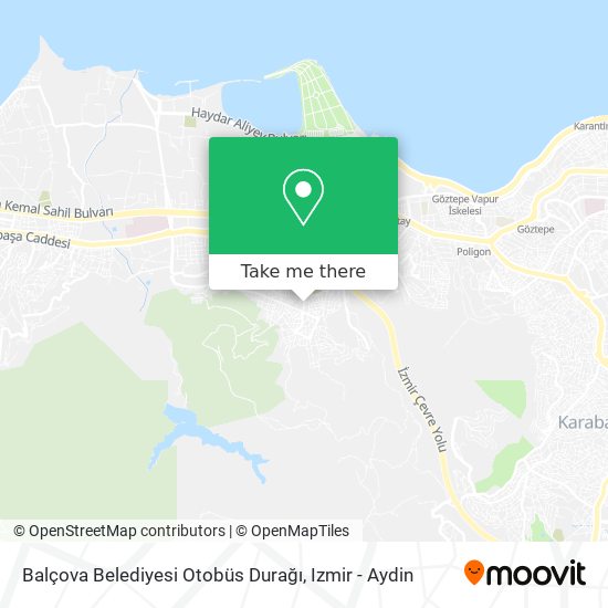 Balçova Belediyesi Otobüs Durağı map