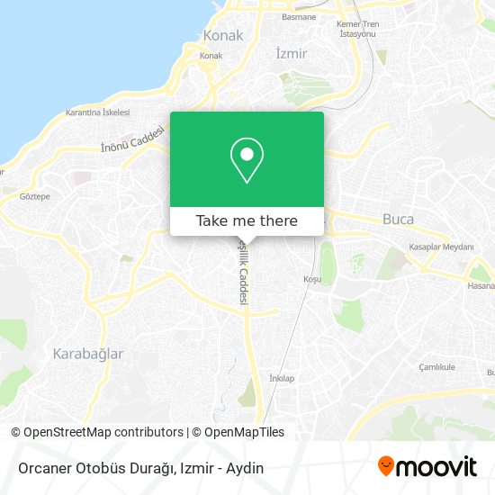 Orcaner Otobüs Durağı map