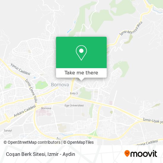 Coşan Berk Sitesi map