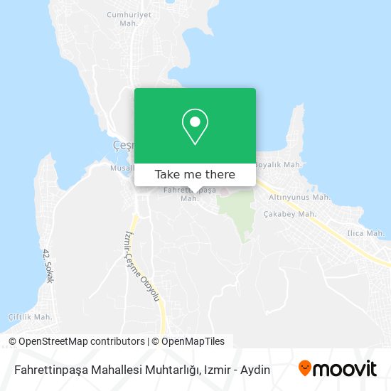 Fahrettinpaşa Mahallesi Muhtarlığı map
