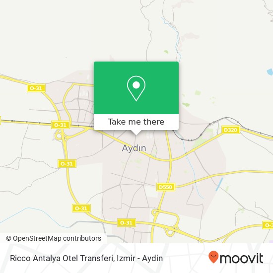 Ricco Antalya Otel Transferi map