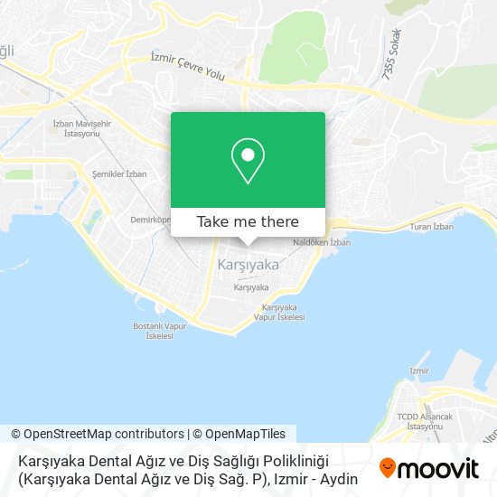 Karşıyaka Dental Ağız ve Diş Sağlığı Polikliniği (Karşıyaka Dental Ağız ve Diş Sağ. P) map