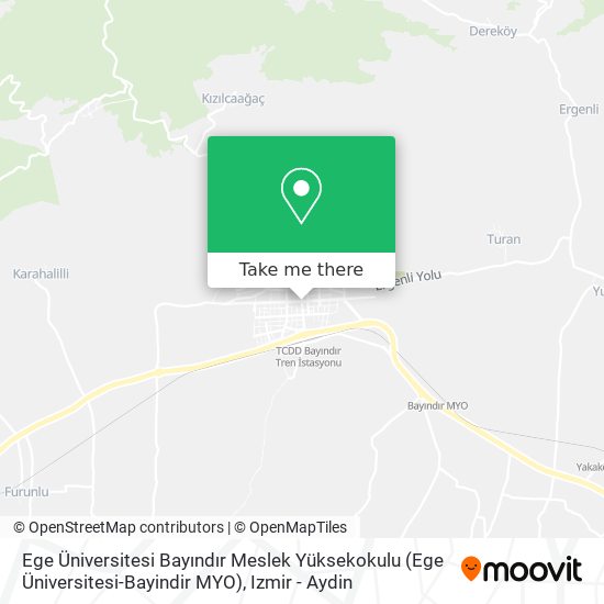 Ege Üniversitesi Bayındır Meslek Yüksekokulu (Ege Üniversitesi-Bayindir MYO) map