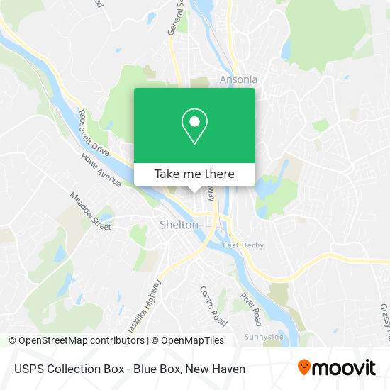 Usps Collection Box Map How To Get To Usps Collection Box - Blue Box In Derby By Bus?
