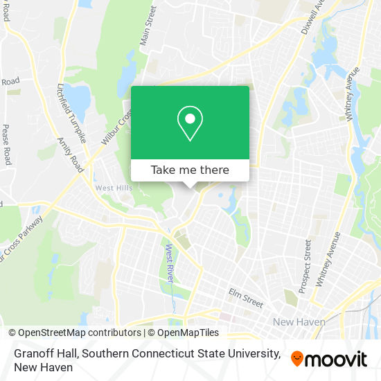 Southern Connecticut State University Map How To Get To Granoff Hall, Southern Connecticut State University In New  Haven By Bus?