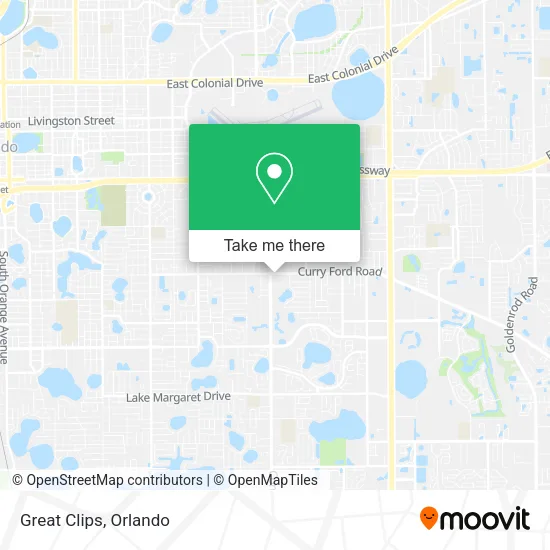 Mapa de Great Clips