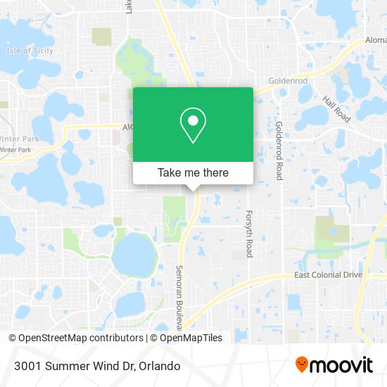 3001 Summer Wind Dr map