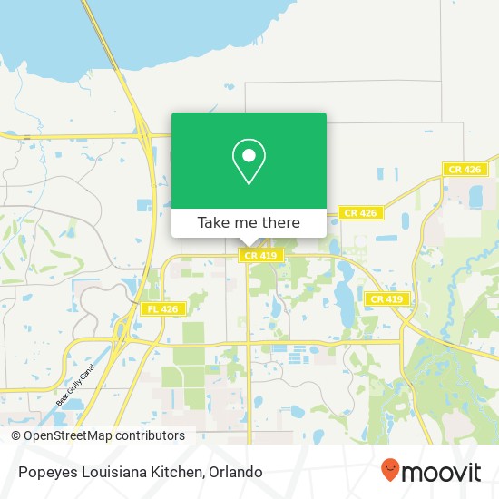 Popeyes Louisiana Kitchen map