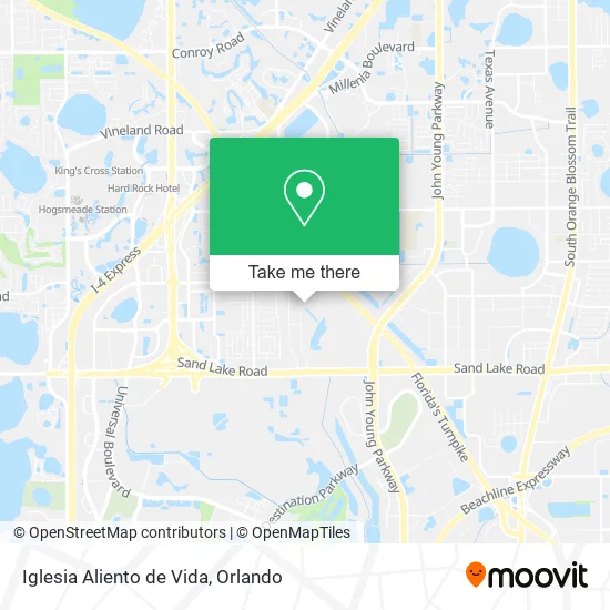 Iglesia Aliento de Vida map